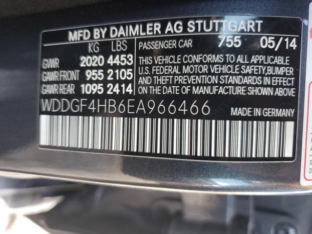 Photo 12 VIN: WDDGF4HB6EA966466 - MERCEDES-BENZ C 250 