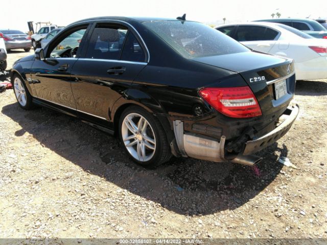 Photo 2 VIN: WDDGF4HB7CA726386 - MERCEDES-BENZ C-CLASS 