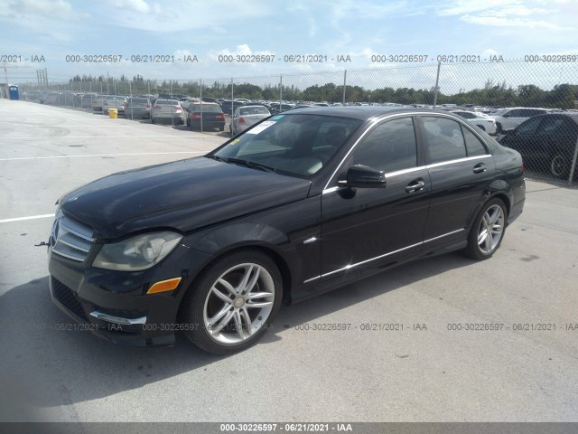 Photo 1 VIN: WDDGF4HB7CR202138 - MERCEDES-BENZ C-CLASS 