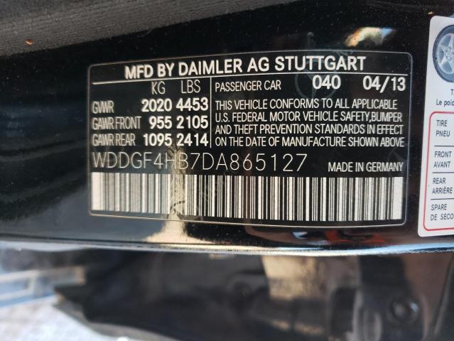 Photo 11 VIN: WDDGF4HB7DA865127 - MERCEDES-BENZ C-CLASS 