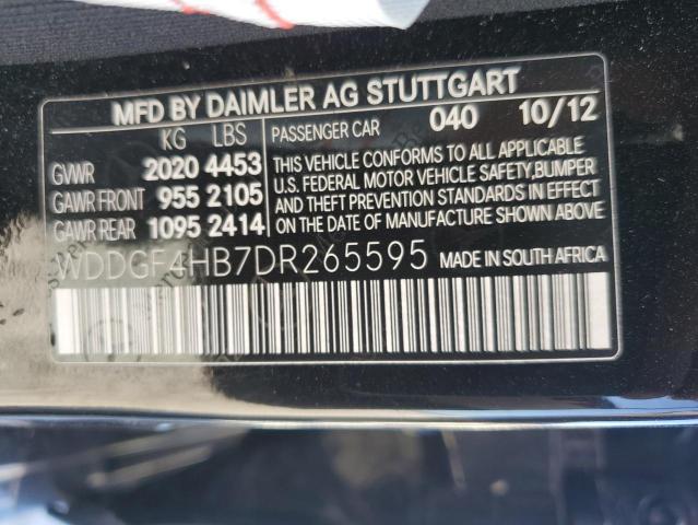 Photo 12 VIN: WDDGF4HB7DR265595 - MERCEDES-BENZ C 250 