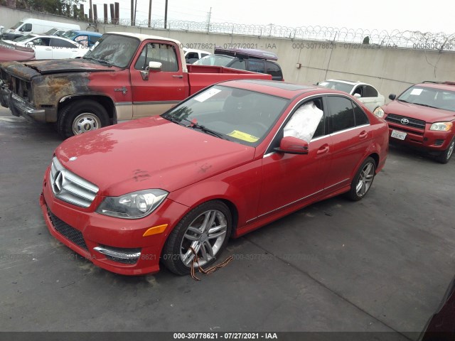 Photo 1 VIN: WDDGF4HB7DR274880 - MERCEDES-BENZ C-CLASS 