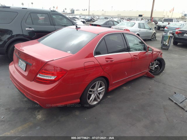 Photo 3 VIN: WDDGF4HB7DR274880 - MERCEDES-BENZ C-CLASS 