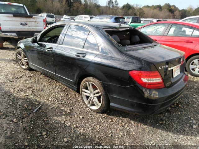 Photo 2 VIN: WDDGF4HB7EA936215 - MERCEDES-BENZ C-CLASS 