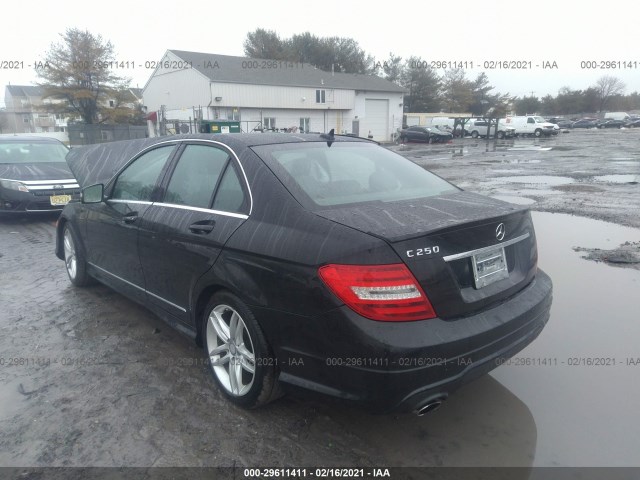 Photo 2 VIN: WDDGF4HB7EA967433 - MERCEDES-BENZ C-CLASS 