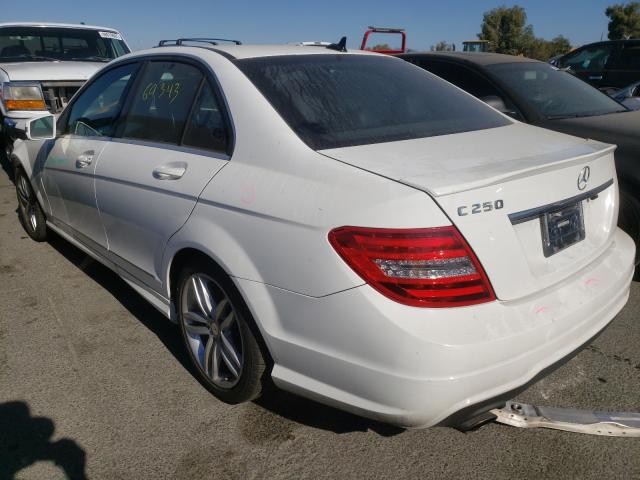 Photo 2 VIN: WDDGF4HB7EG236790 - MERCEDES-BENZ C-CLASS 