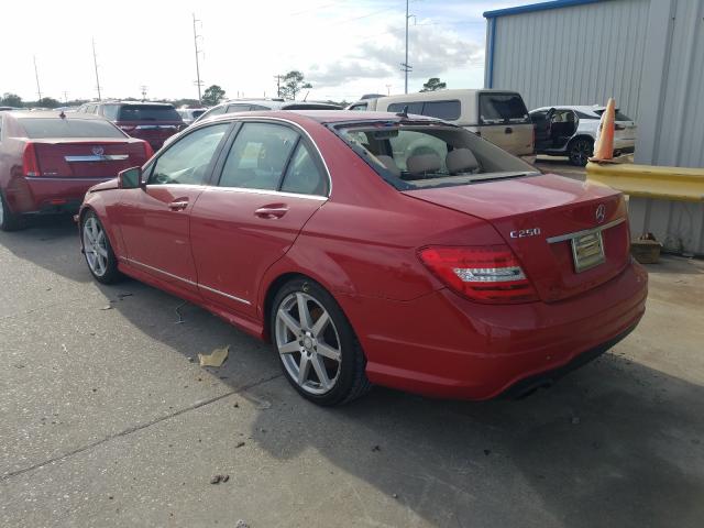 Photo 2 VIN: WDDGF4HB7EG253749 - MERCEDES-BENZ C 250 