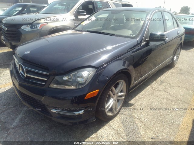 Photo 1 VIN: WDDGF4HB7ER302100 - MERCEDES-BENZ C-CLASS 