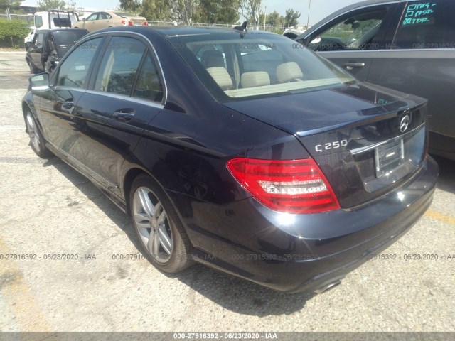 Photo 2 VIN: WDDGF4HB7ER302100 - MERCEDES-BENZ C-CLASS 