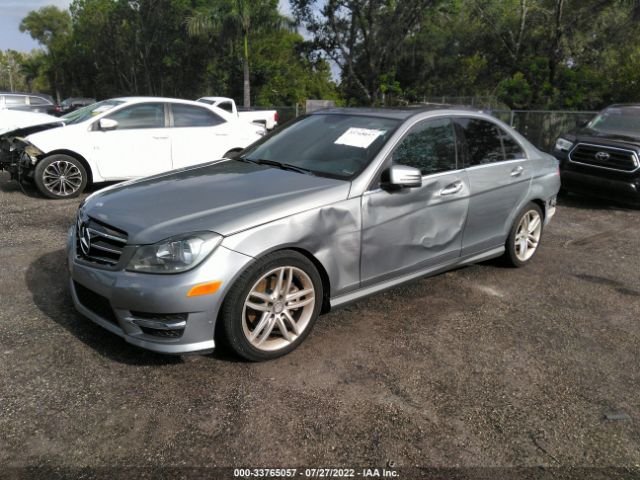 Photo 1 VIN: WDDGF4HB7ER313176 - MERCEDES-BENZ C-CLASS 