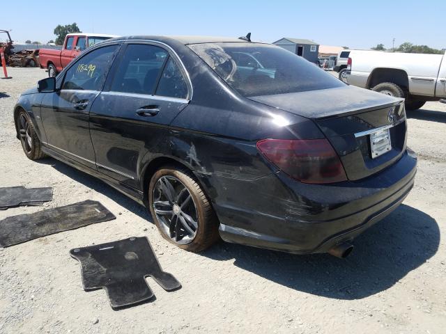 Photo 2 VIN: WDDGF4HB8CA600957 - MERCEDES-BENZ C 250 