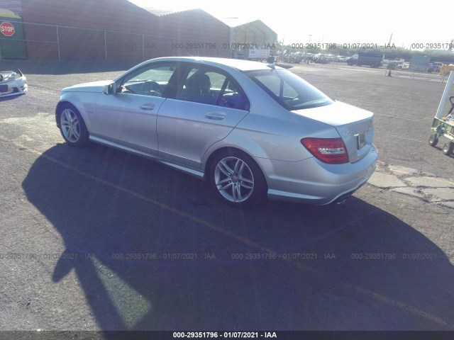 Photo 2 VIN: WDDGF4HB8CA623770 - MERCEDES-BENZ C-CLASS 