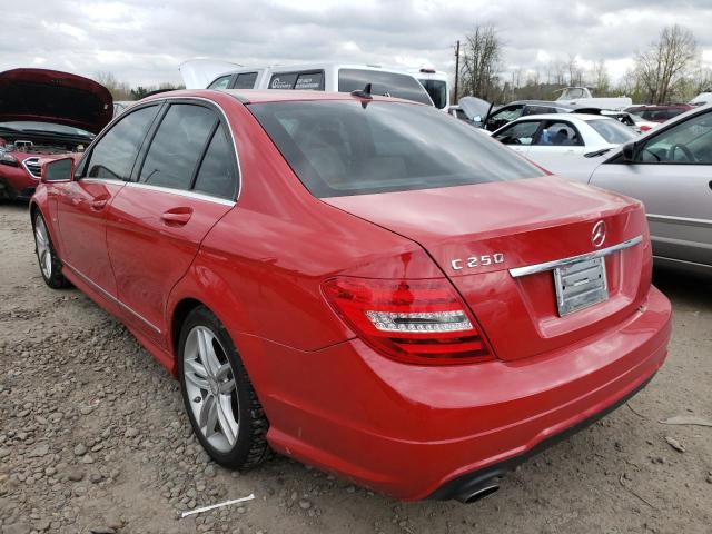 Photo 2 VIN: WDDGF4HB8CA655439 - MERCEDES-BENZ C 250 