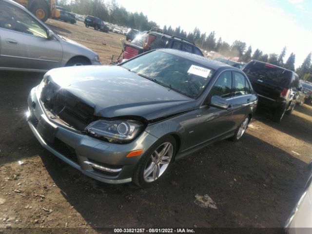 Photo 1 VIN: WDDGF4HB8CA679191 - MERCEDES-BENZ C-CLASS 