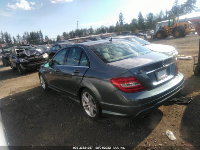 Photo 2 VIN: WDDGF4HB8CA679191 - MERCEDES-BENZ C-CLASS 