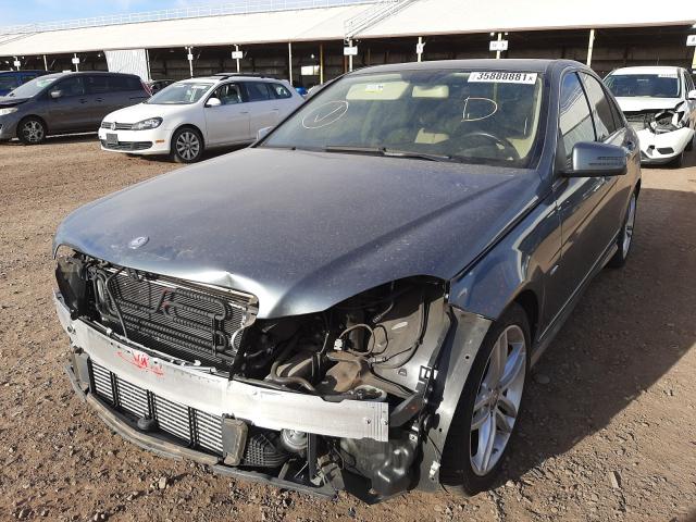 Photo 1 VIN: WDDGF4HB8CR213925 - MERCEDES-BENZ C 250 