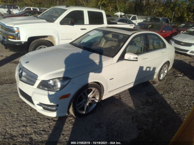 Photo 1 VIN: WDDGF4HB8CR234936 - MERCEDES-BENZ C-CLASS 