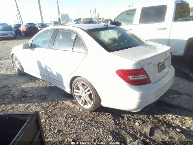 Photo 2 VIN: WDDGF4HB8CR234936 - MERCEDES-BENZ C-CLASS 