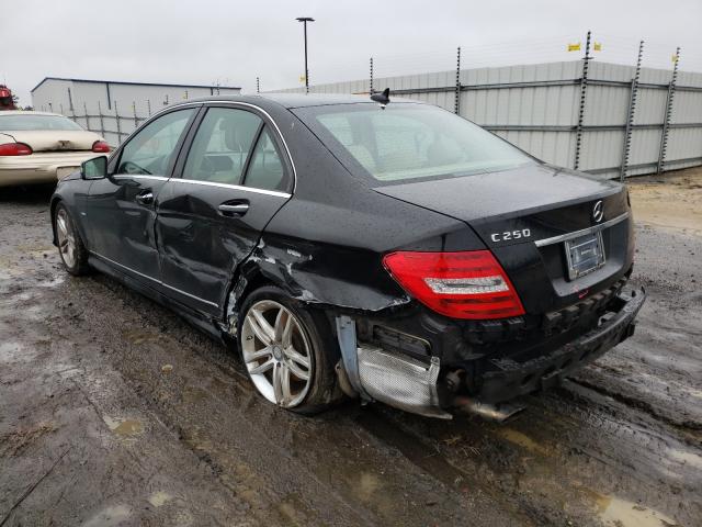 Photo 2 VIN: WDDGF4HB8CR239456 - MERCEDES-BENZ C 250 