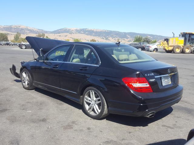 Photo 2 VIN: WDDGF4HB8DG096909 - MERCEDES-BENZ C 250 