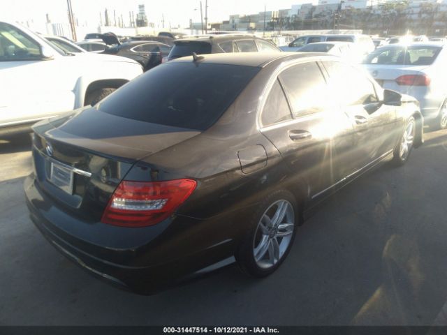 Photo 3 VIN: WDDGF4HB8DR241693 - MERCEDES-BENZ C-CLASS 