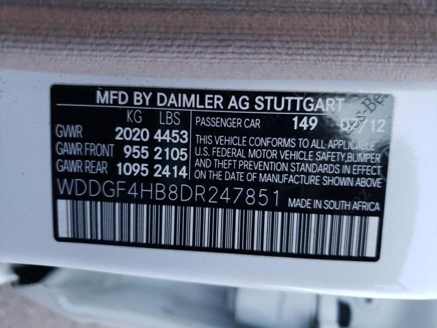 Photo 11 VIN: WDDGF4HB8DR247851 - MERCEDES-BENZ C 250 