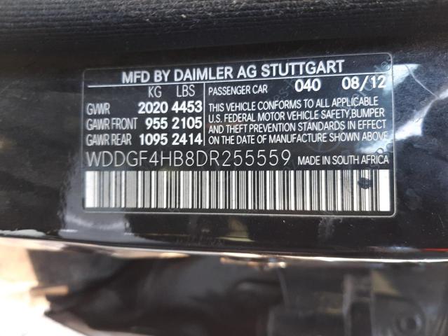 Photo 9 VIN: WDDGF4HB8DR255559 - MERCEDES-BENZ C 250 