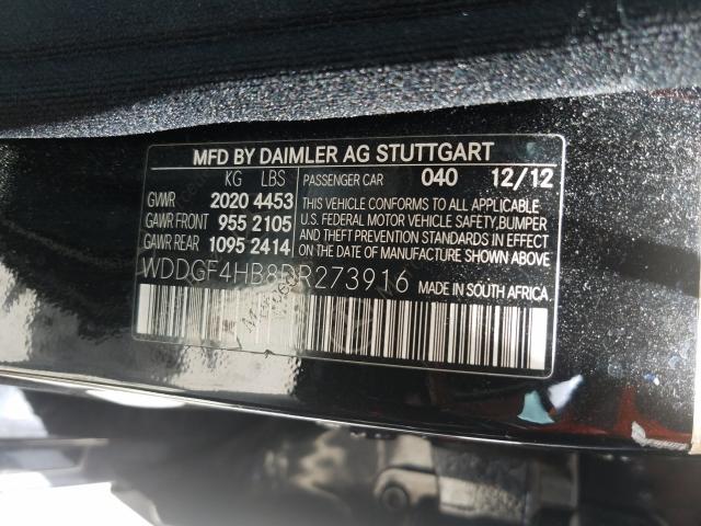 Photo 9 VIN: WDDGF4HB8DR273916 - MERCEDES-BENZ C 250 