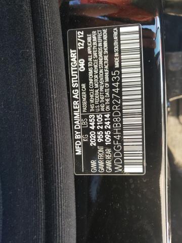 Photo 11 VIN: WDDGF4HB8DR274435 - MERCEDES-BENZ C 250 