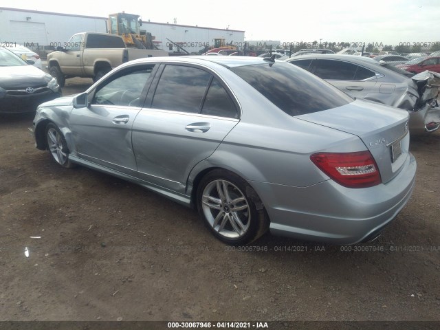 Photo 2 VIN: WDDGF4HB8EA965206 - MERCEDES-BENZ C-CLASS 