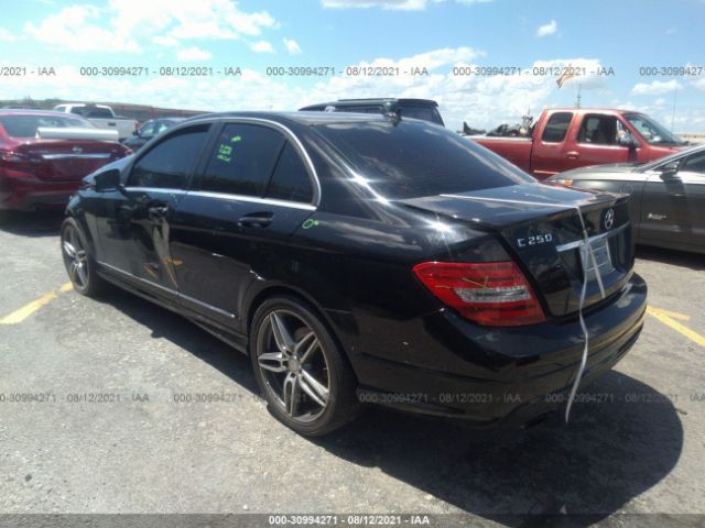 Photo 2 VIN: WDDGF4HB8EG157922 - MERCEDES-BENZ C-CLASS 