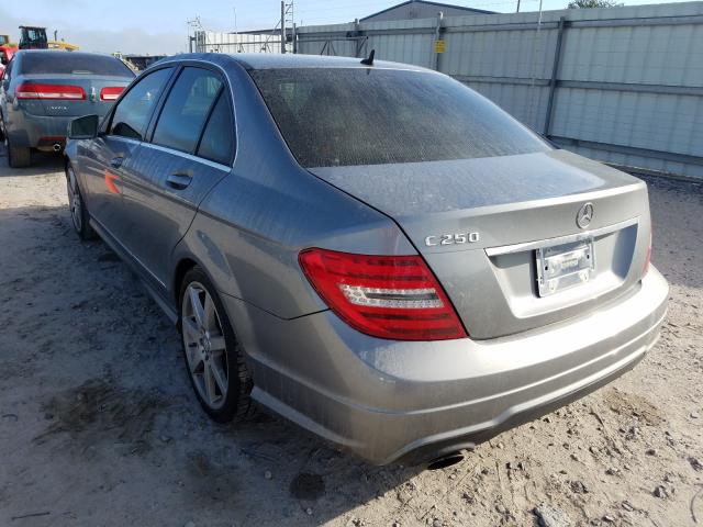 Photo 2 VIN: WDDGF4HB8EG237754 - MERCEDES-BENZ C 250 