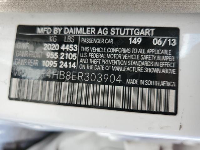 Photo 11 VIN: WDDGF4HB8ER303904 - MERCEDES-BENZ C 250 