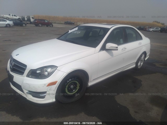 Photo 1 VIN: WDDGF4HB8ER314711 - MERCEDES-BENZ C-CLASS 