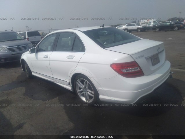 Photo 2 VIN: WDDGF4HB8ER314711 - MERCEDES-BENZ C-CLASS 