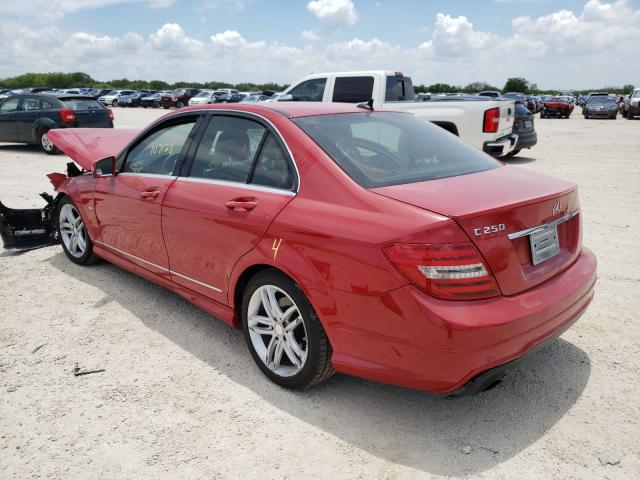 Photo 2 VIN: WDDGF4HB9CA641940 - MERCEDES-BENZ C 250 