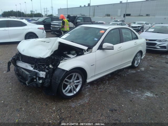 Photo 1 VIN: WDDGF4HB9CA645535 - MERCEDES-BENZ C-CLASS 