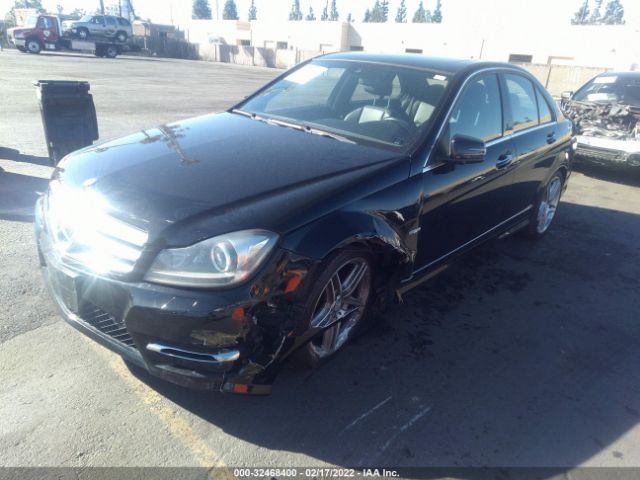 Photo 1 VIN: WDDGF4HB9CR213304 - MERCEDES-BENZ C-CLASS 