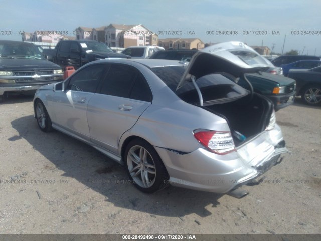 Photo 2 VIN: WDDGF4HB9CR214811 - MERCEDES-BENZ C-CLASS 