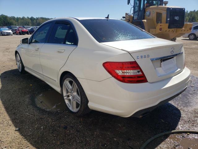 Photo 2 VIN: WDDGF4HB9CR214985 - MERCEDES-BENZ C-CLASS 