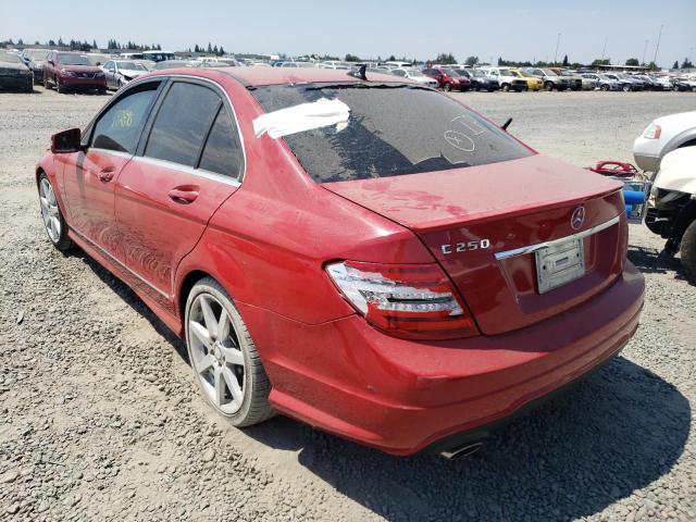 Photo 2 VIN: WDDGF4HB9CR234329 - MERCEDES-BENZ C-CLASS 