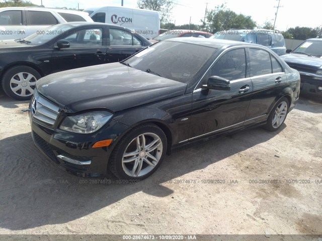 Photo 1 VIN: WDDGF4HB9CR239742 - MERCEDES-BENZ C-CLASS 