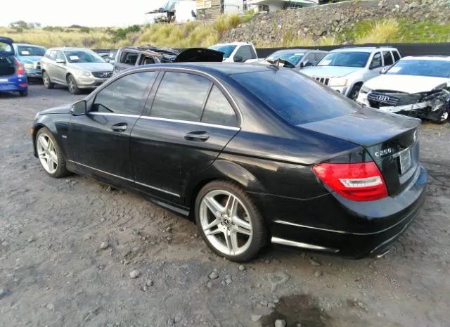 Photo 2 VIN: WDDGF4HB9CR239868 - MERCEDES-BENZ C-CLASS 