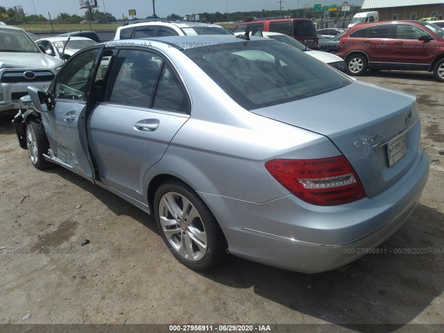 Photo 2 VIN: WDDGF4HB9DA827415 - MERCEDES-BENZ C-CLASS 