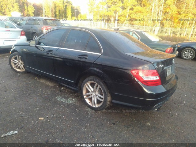 Photo 2 VIN: WDDGF4HB9DR262438 - MERCEDES-BENZ C-CLASS 