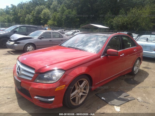 Photo 1 VIN: WDDGF4HB9DR263640 - MERCEDES-BENZ C-CLASS 