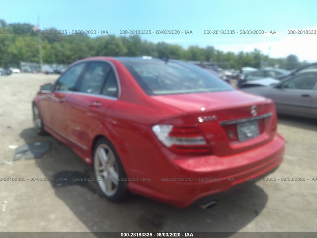 Photo 2 VIN: WDDGF4HB9DR263640 - MERCEDES-BENZ C-CLASS 