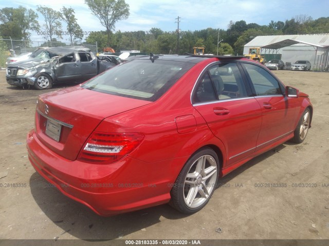 Photo 3 VIN: WDDGF4HB9DR263640 - MERCEDES-BENZ C-CLASS 