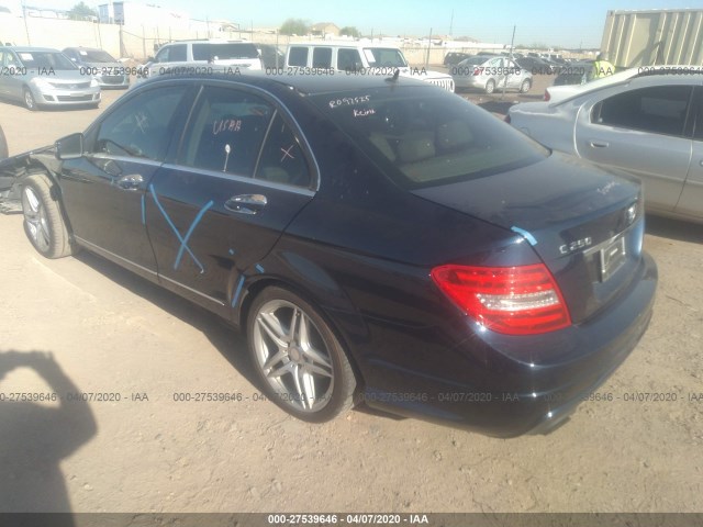 Photo 2 VIN: WDDGF4HB9DR277537 - MERCEDES-BENZ C-CLASS 