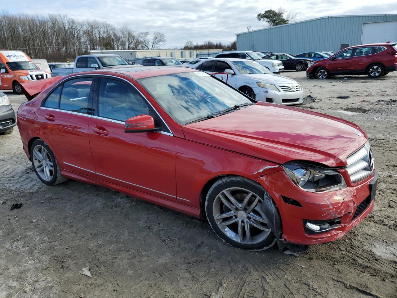 Photo 3 VIN: WDDGF4HB9DR284455 - MERCEDES-BENZ C-KLASSE 